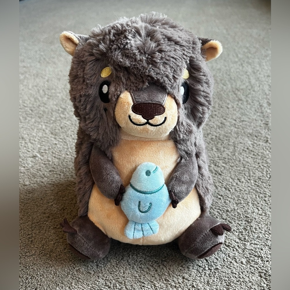 Squishable Like-New Otter & Fish Stuffed Animal Plush